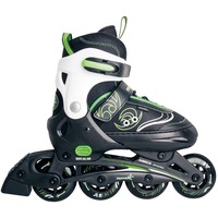 Muuwmi Pattini in linea regolabili per bambini Mis. 37-40 verde/Nero