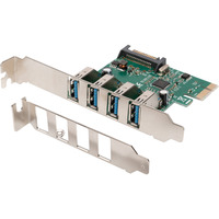 Digitus PCIe USB 3.0 a 4 porte, Scheda di interfaccia 