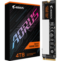 GIGABYTE AORUS Gen4 7000E SSD 4TB, Disco a stato solido Nero