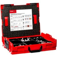 fischer L-BOXX 102 Elektro, Tassello grigio chiaro/Rosso