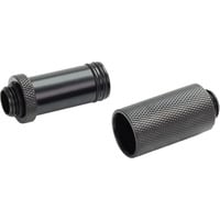 Alphacool ES D-Plug 41-69mm G1/4 AG auf G1/4 AG, Connessione Nero (opaco)