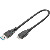 Digitus Cavo di collegamento USB 3.2 Gen 1 USB-A > Micro USB-B Nero