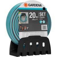 GARDENA 18005-50 pompa da giardino 20 m Sul suolo Blu, Tubo flessibile grigio/Turchese, 20 m, Sul suolo, Blu, 1,3 cm, 1/2"