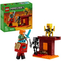 LEGO Minecraft 21266 Battaglia sul Ponte del Nether, Gioco d'Avventura Bambini 6+ con Funzioni e 4 Personaggi dal Videogioco, Giochi di costruzione Gioco d'Avventura Bambini 6+ con Funzioni e 4 Personaggi dal Videogioco, Set da costruzione, 6 anno/i, Plastica, 99 pz, 123 g