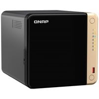 QNAP TS-464 NAS Tower Intel® Celeron® N5095 8 GB DDR4 0 TB QNAP QTS Nero Nero, NAS, Tower, Intel® Celeron®, N5095, 8 GB, DDR4