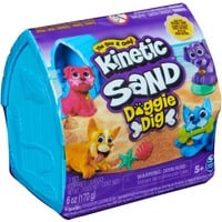 Spin Master Kinetic Sand, Mini Cagnolino, 170g di Sabbia Cinetica Naturale, 1 Cagnolino a Sorpresa, 2 Accessori, Custodia a Forma di Cuccia. Giocattoli per Bambini e Bambine, 3+, Gioco di sabbia Kinetic Sand , Mini Cagnolino, 170g di Sabbia Cinetica Naturale, 1 Cagnolino a Sorpresa, 2 Accessori, Custodia a Forma di Cuccia. Giocattoli per Bambini e Bambine, 3+, Sabbia cinetica per bambini, 5 anno/i, Multicolore