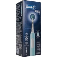 Braun Pro 1 Cross Action Adulto Spazzolino rotante Blu, Bianco, Spazzolino da denti elettrico blu, Adulto, Spazzolino rotante, Cura quotidiana, Sensibile, Sbiancante, Blu, Bianco, 2 min, Blu