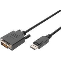 Digitus Cavo adattatore DisplayPort > DVI-D Nero