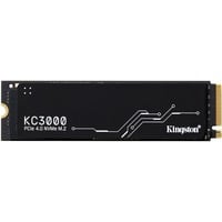Kingston 4096G KC3000 M.2 2280 NVMe SSD, Disco a stato solido Nero, 4 TB, M.2, 7000 MB/s