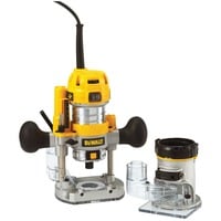 DEWALT D26204K Argento, Giallo 27000 Giri/min 900 W, Router giallo/Argento, Argento, Giallo, 27000 Giri/min, 6,8 (5/16"), 16000 Giri/min, 5,5 cm, 7 m/s²