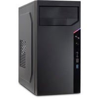 Inter-Tech IT-6505 Retro Micro Tower Nero, Chassis Tower Nero, Micro Tower, PC, Nero, uATX, 14 cm, 29 cm