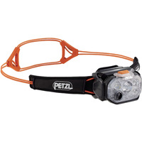 Petzl Swift RL, Luce LED Nero/Orange