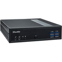 Shuttle DL30N barebone per PC/stazione di lavoro 1.35L sized PC Nero N100 Nero, 1.35L sized PC, Mini PC barebone, DDR5-SDRAM, PCI Express, Serial ATA III, Collegamento ethernet LAN, 65 W