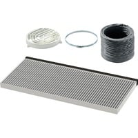 Siemens LZ12ITI14 accessorio per cappa Kit di riciclaggio della cappa da cucina, Set di conversione Kit di riciclaggio della cappa da cucina, Grigio, Siemens, 300 g, 220 mm, 535 mm