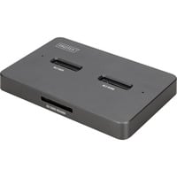 Digitus Docking station doppia M.2 NVM SSD Nero