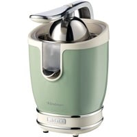 Ariete 413 Spremiagrumi Elettrico con Leva - Salvagoccia - Motore Silenzioso - 85 Watt - Design Vintage - Verde verde chiaro/crema, Verde, 0,6 L, Acciaio inox, Metallo, Metallo, 85 W