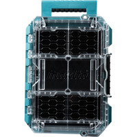 Makita Organizer compatto, Cassetta portautensili blu/trasparente