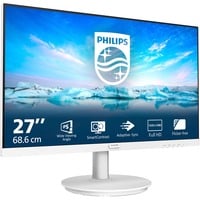 Philips V Line 271V8AW/00 Monitor PC 68,6 cm (27") 1920 x 1080 Pixel Full HD LCD Bianco, Monitor LED bianco, 68,6 cm (27"), 1920 x 1080 Pixel, Full HD, LCD, 4 ms, Bianco