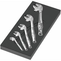 Wera Inserto in schiuma 6004 Joker set 1, 5 pezzi, Set di strumenti Nero/grigio