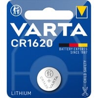 VARTA LITHIUM Coin CR1620 (Batteria a bottone, 3V) Blister da 1 3V) Blister da 1, Batteria monouso, CR1620, Litio, 3 V, 1 pz, 70 mAh