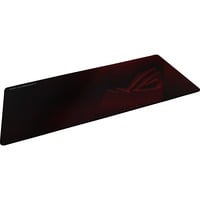 ASUS ROG Strix Scabbard II Tappetino per mouse per gioco da computer Nero, Rosso, Gioco mouse pad Nero/rosso scuro, Nero, Rosso, Immagine, Tessuto, Gomma, Barra appoggiaferro antiscivolo, Tappetino per mouse per gioco da computer