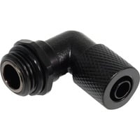 Alphacool Manicotto avvitabile ES 8/5mm 90° - Dritto -, Connessione Nero