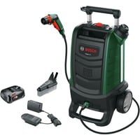 Bosch Fontus 18V idropulitrice Verticale Batteria, Detergente stampante verde/Nero, Verticale, Batteria, 4 m, Alta pressione, 15 L, 20 bar