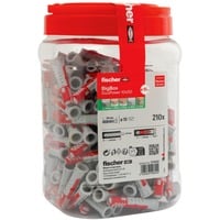 fischer Tassello DUOPOWER 10x50 BigBox grigio chiaro/Rosso