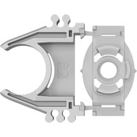 Bosch Clip per tubi PRO EPC-16, 100 pezzi, Fascetta stringitubo grigio chiaro