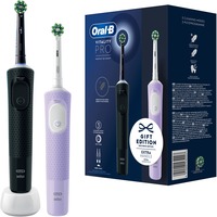 Braun Oral-B Vitality Pro D103 Duo, Spazzolino da denti elettrico Nero/Viola