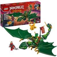 LEGO NINJAGO Drago della Foresta Verde di Lloyd - Giocattolo Snodabile da Costruire con 2 Minifigure e Armi, Giochi Bambini 6+, Giochi di costruzione Giochi Bambini 6+, Set da costruzione, 6 anno/i, Plastica, 128 pz, 210 g