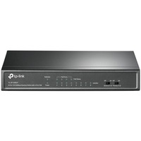 TP-Link TL-SF1008LP switch di rete Non gestito Fast Ethernet (10/100) Supporto Power over Ethernet (PoE) Nero, Interruttore Non gestito, Fast Ethernet (10/100), Full duplex, Supporto Power over Ethernet (PoE), Montabile a parete