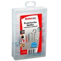 fischer Aiuti pratici, trasloco & ingresso, Tassello grigio chiaro/Rosso