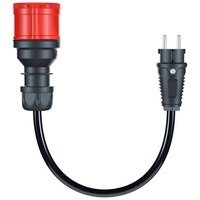 go-e Adattatore per Gemini flex 11 kW, CEE rosso trifase 16A > presa domestica Nero