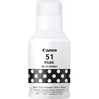 Canon GI-51PGBK, Resa elevata, Flacone d'inchiostro, Nero Resa elevata, Flacone d'inchiostro, Nero, Originale, Nero, Canon, PIXMA G1520, G2520, G2560, G3520, G3560, Ad inchiostro, Giappone