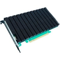 HighPoint SSD7104 controller RAID PCI Express x16 3.0 14 Gbit/s, Scheda RAID M.2, PCI Express x16, 0, 1, 14 Gbit/s, 920585 h, CE, FCC, RoHS, REACH, WEEE
