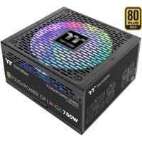 Thermaltake PS-TPD-0750F3FAGE-1 alimentatore per computer 750 W 24-pin ATX ATX Nero, Alimentatore PC Nero, 750 W, 100 - 240 V, 900 W, 50/60 Hz, 10 A, Attivo