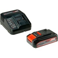 EINHELL PXC-Starter-Kit Set batteria e caricabatterie Nero/Rosso, Set batteria e caricabatterie, 2,5 Ah, 18 V, Nero, Rosso, 0,83 h, 200 - 250 V