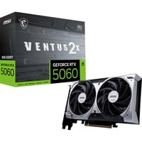 MSI GeForce RTX 5060 8G VENTUS 2X OC NVIDIA 8 GB GDDR7, Scheda grafica GeForce RTX 5060, 8 GB, GDDR7, 128 bit, 7680 x 4320 Pixel, PCI Express x16 5.0
