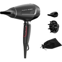 Rowenta K/Pro Stylist CV888L asciuga capelli 2200 W Nero, Cromo, Asciugacapelli Cheratina e lucentezza, AC, Nero, Cromo, Gancio per appendere, 1,8 m, Cina