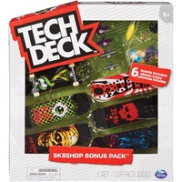 Spin Master Tech Deck, confezione Premium da 6 Mini Skate, Assortiti e Originali, 6028845,  veicolo da gioco multi colorata, Tech Deck , confezione Premium da 6 Mini Skate, Assortiti e Originali, 6028845, Fingerboard, 6 anno/i