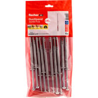 fischer Tassello a gambo lungo DuoXpand 10x160 FUS grigio chiaro/Rosso