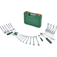 Bosch Set di attrezzi avanzato, 132 pezzi, chiave combinata   verde