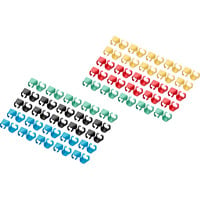 Digitus Clip colorati per cavi patch - Misti (20 pezzi ciascuno), Clip per cavo multi colorata