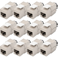 Digitus Modulo Keystone Cat.6a, schermato, Modulo di Keystone argento