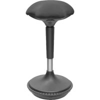 Digitus Sgabello da ufficio ergonomico / supporto per stare in piedi, Sedia Nero