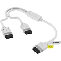 Corsair iCUE LINK Cavo a Y, 600mm, dritto bianco