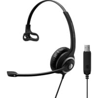 EPOS | Sennheiser | SENNHEISER IMPACT SC 230 USB Auricolare Cablato A Padiglione Ufficio USB tipo A Nero, Headset Nero, Cablato, Ufficio, 50 - 18000 Hz, 58 g, Auricolare, Nero