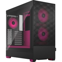 Fractal Design Pop Air Tower Nero, Magenta, Chassis Tower Nero/Magenta, Tower, PC, Nero, Magenta, ATX, micro ATX, Mini-ITX, Acciaio, Vetro temperato, Multi