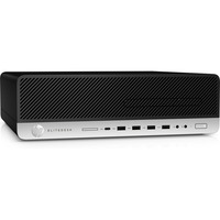 HP EliteDesk 800 G4 SFF Ricondizionato, PC completo Nero/Argento